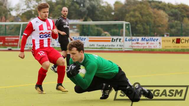 Sören Büsing zeigte gegen den VfL Wildeshausen eine überragende Torwart-Leistung.