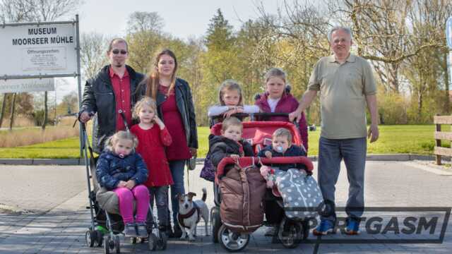 Familie Schremmer führt die Wertung bei der Familienchallenge des Ladies' Circle Nordenham an.